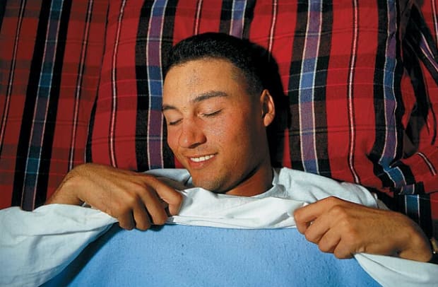 Sleeping Athletes - 1 - Derek Jeter